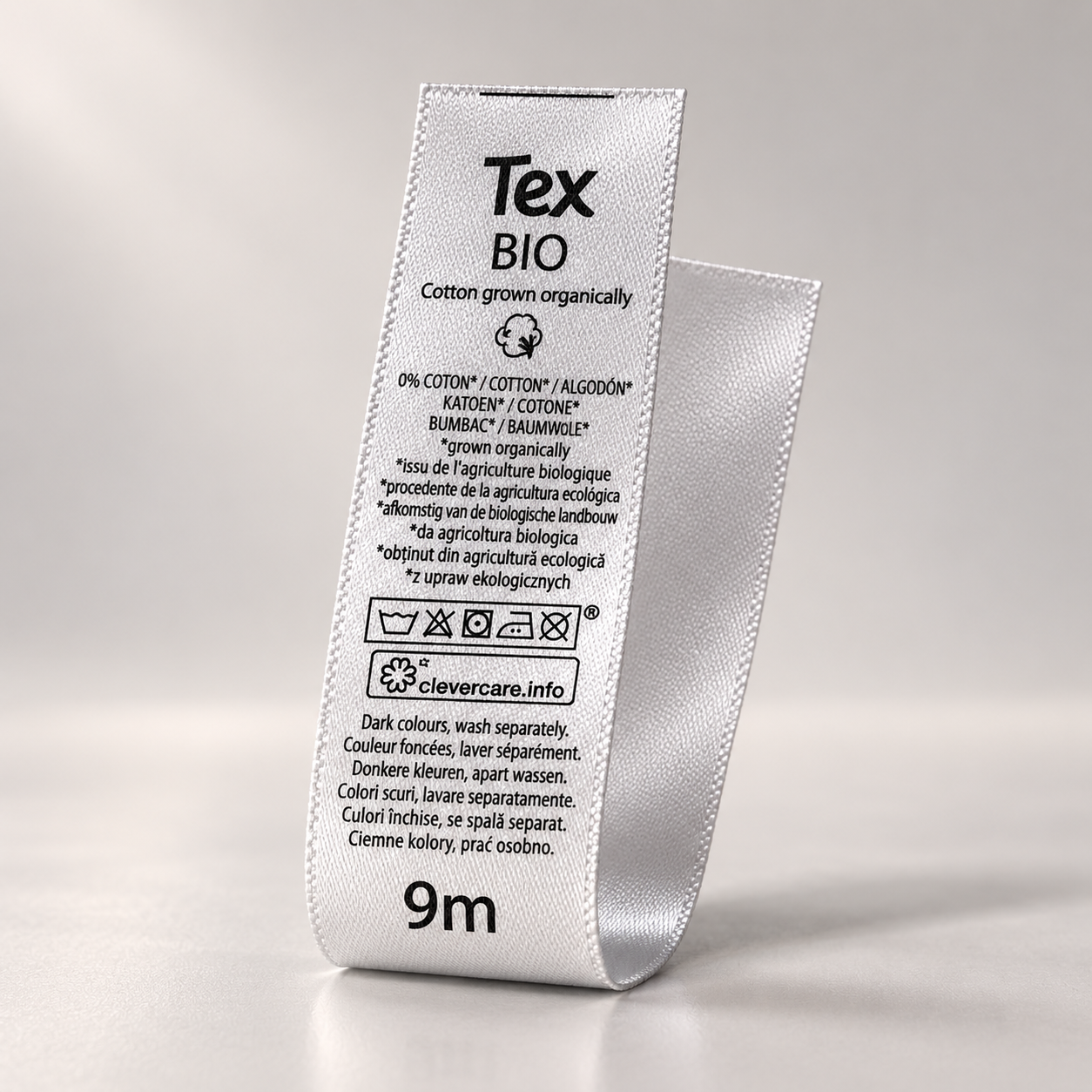 Printed Satin Label