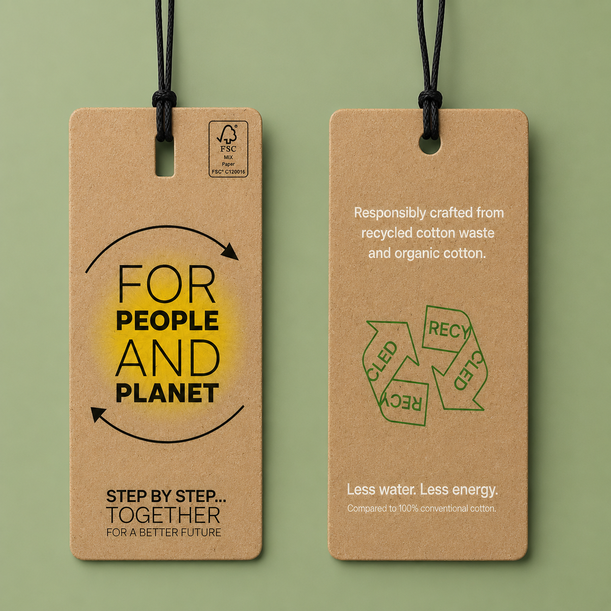 Recycled Hang Tag
