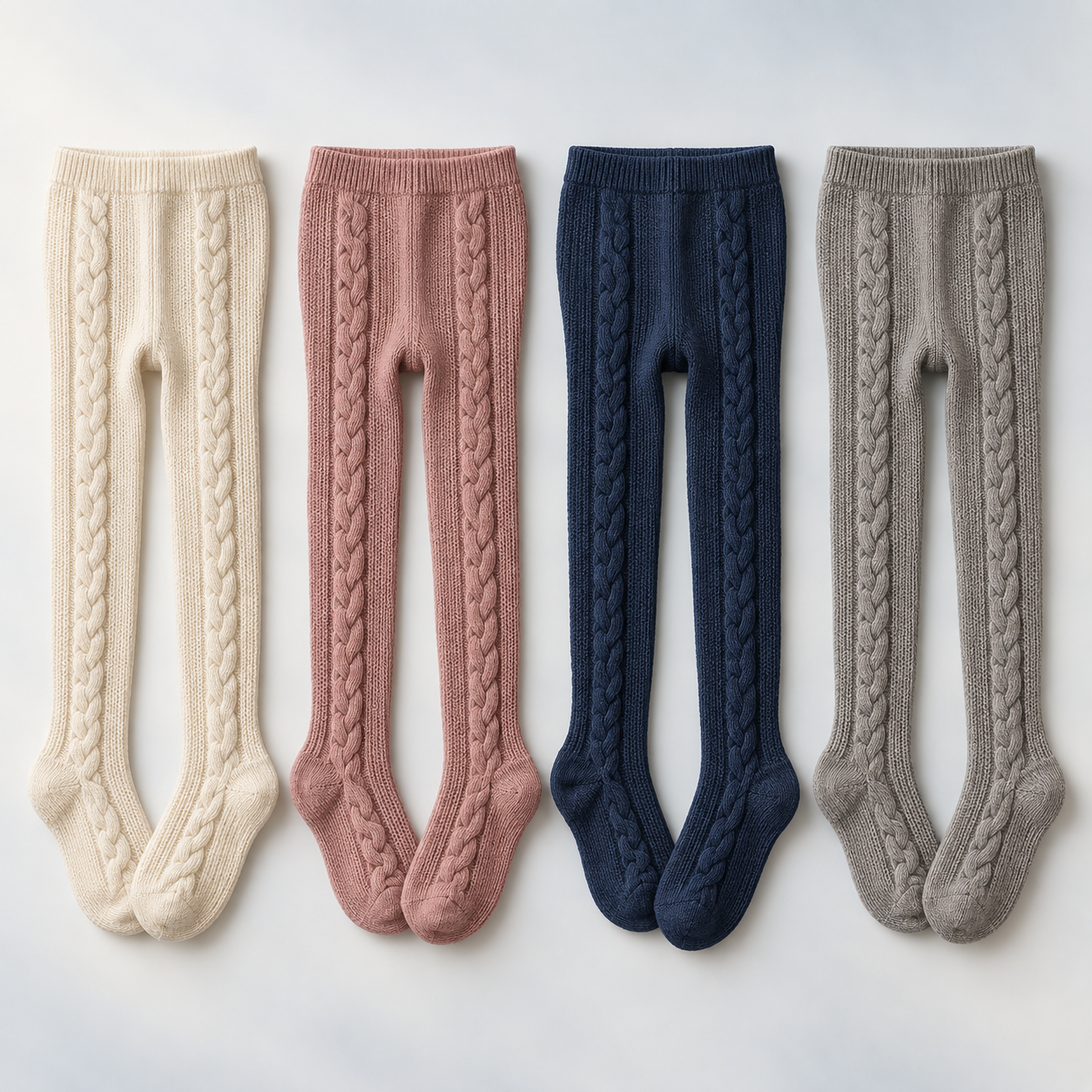 Cable-Knit Tights