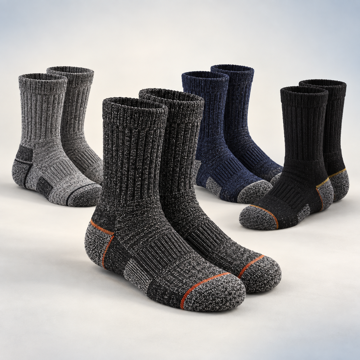 Heavy-Duty Crew Socks