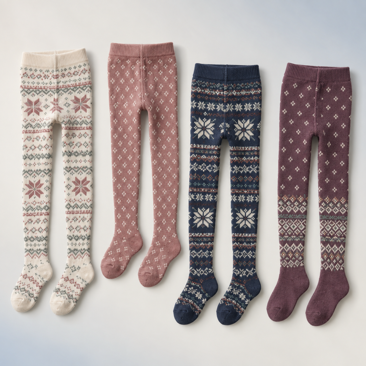 Jacquard Tights