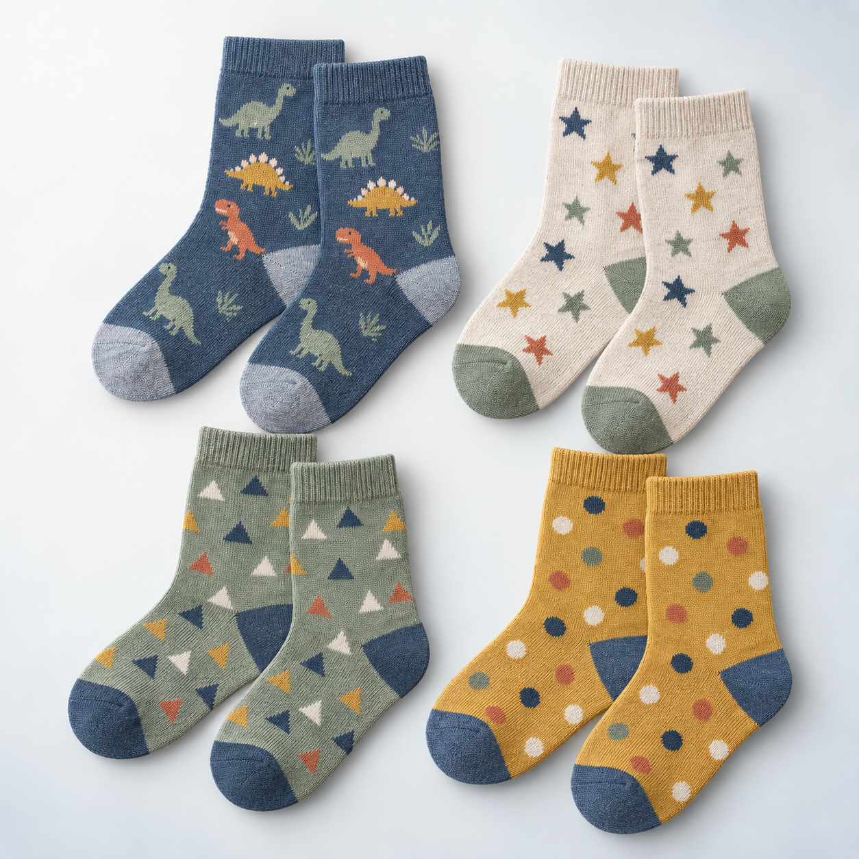 Patterned Kids’ Socks